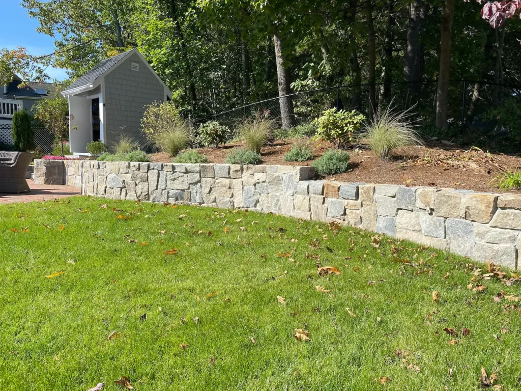 Retaining walls can help you gain more usable space in your backyard.