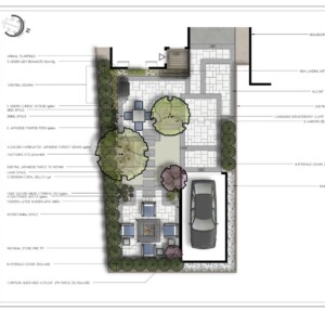 2D landscape drawing by South Shore Landscape Contractor Joe Mento