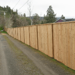 wood fence